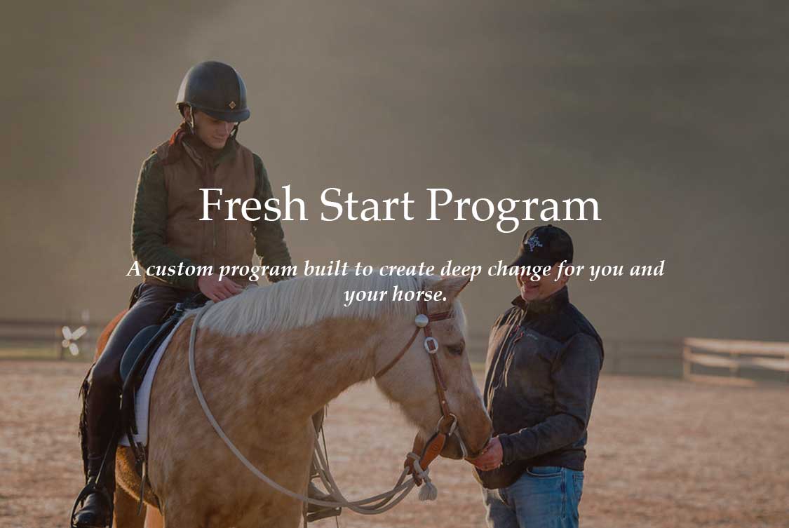Fresh Start Equestrian program